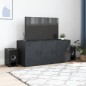 vidaXL TV-Schrank Anthrazit 99x39x44 cm Stahl vidaXL TV-Schrank Anthrazit 99x39x44 cm Stahl