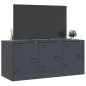 vidaXL TV-Schrank Anthrazit 99x39x44 cm Stahl vidaXL TV-Schrank Anthrazit 99x39x44 cm Stahl