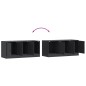 vidaXL TV-Schrank Anthrazit 99x39x44 cm Stahl vidaXL TV-Schrank Anthrazit 99x39x44 cm Stahl