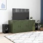 vidaXL TV-Schrank Olivgrün 99x39x44 cm Stahl vidaXL TV-Schrank Olivgrün 99x39x44 cm Stahl