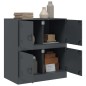 vidaXL Sideboard Anthrazit 67x39x73 cm Stahl vidaXL Sideboard Anthrazit 67x39x73 cm Stahl
