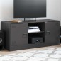 vidaXL TV-Schrank Schwarz 99x39x44 cm Stahl vidaXL TV-Schrank Schwarz 99x39x44 cm Stahl