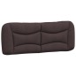 vidaXL Bett mit Matratze Dunkelbraun 120x200 cm Stoff vidaXL Bett mit Matratze Dunkelbraun 120x200 cm Stoff