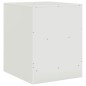 vidaXL Nachttisch Weiß 34,5x39x44 cm Stahl vidaXL Nachttisch Weiß 34,5x39x44 cm Stahl