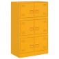 vidaXL Sideboard Senfgelb 67x39x107 cm Stahl vidaXL Sideboard Senfgelb 67x39x107 cm Stahl