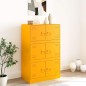 vidaXL Sideboard Senfgelb 67x39x107 cm Stahl vidaXL Sideboard Senfgelb 67x39x107 cm Stahl