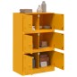 vidaXL Sideboard Senfgelb 67x39x107 cm Stahl vidaXL Sideboard Senfgelb 67x39x107 cm Stahl