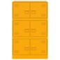 vidaXL Sideboard Senfgelb 67x39x107 cm Stahl vidaXL Sideboard Senfgelb 67x39x107 cm Stahl