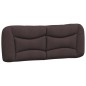 vidaXL Bett mit Matratze Dunkelbraun 140x200 cm Stoff vidaXL Bett mit Matratze Dunkelbraun 140x200 cm Stoff