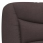 vidaXL Bett mit Matratze Dunkelbraun 140x200 cm Stoff vidaXL Bett mit Matratze Dunkelbraun 140x200 cm Stoff