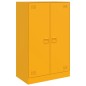vidaXL Sideboard Senfgelb 67x39x107 cm Stahl vidaXL Sideboard Senfgelb 67x39x107 cm Stahl