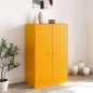 vidaXL Sideboard Senfgelb 67x39x107 cm Stahl vidaXL Sideboard Senfgelb 67x39x107 cm Stahl