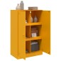 vidaXL Sideboard Senfgelb 67x39x107 cm Stahl vidaXL Sideboard Senfgelb 67x39x107 cm Stahl