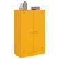 vidaXL Sideboard Senfgelb 67x39x107 cm Stahl vidaXL Sideboard Senfgelb 67x39x107 cm Stahl