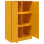 vidaXL Sideboard Senfgelb 67x39x107 cm Stahl vidaXL Sideboard Senfgelb 67x39x107 cm Stahl