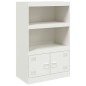 vidaXL Sideboard Weiß 67x39x107 cm Stahl vidaXL Sideboard Weiß 67x39x107 cm Stahl
