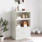 vidaXL Sideboard Weiß 67x39x107 cm Stahl vidaXL Sideboard Weiß 67x39x107 cm Stahl