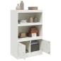 vidaXL Sideboard Weiß 67x39x107 cm Stahl vidaXL Sideboard Weiß 67x39x107 cm Stahl