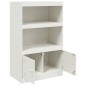 vidaXL Sideboard Weiß 67x39x107 cm Stahl vidaXL Sideboard Weiß 67x39x107 cm Stahl