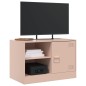 vidaXL TV-Schrank Rosa 67x39x44 cm Stahl vidaXL TV-Schrank Rosa 67x39x44 cm Stahl