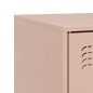 vidaXL TV-Schrank Rosa 67x39x44 cm Stahl vidaXL TV-Schrank Rosa 67x39x44 cm Stahl