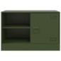 vidaXL TV-Schränke 2 Stk. Olivgrün 67x39x44 cm Stahl vidaXL TV-Schränke 2 Stk. Olivgrün 67x39x44 cm Stahl