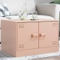 vidaXL Couchtisch Rosa 67x50x44 cm Stahl vidaXL Couchtisch Rosa 67x50x44 cm Stahl
