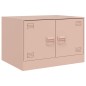 vidaXL Couchtisch Rosa 67x50x44 cm Stahl vidaXL Couchtisch Rosa 67x50x44 cm Stahl