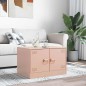 vidaXL Couchtisch Rosa 67x50x44 cm Stahl vidaXL Couchtisch Rosa 67x50x44 cm Stahl