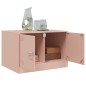 vidaXL Couchtisch Rosa 67x50x44 cm Stahl vidaXL Couchtisch Rosa 67x50x44 cm Stahl