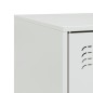 vidaXL TV-Schränke 2 Stk. Weiß 67x39x44 cm Stahl vidaXL TV-Schränke 2 Stk. Weiß 67x39x44 cm Stahl