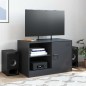 vidaXL TV-Schrank Schwarz 67x39x44 cm Stahl vidaXL TV-Schrank Schwarz 67x39x44 cm Stahl