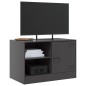 vidaXL TV-Schrank Schwarz 67x39x44 cm Stahl vidaXL TV-Schrank Schwarz 67x39x44 cm Stahl