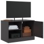 vidaXL TV-Schrank Schwarz 67x39x44 cm Stahl vidaXL TV-Schrank Schwarz 67x39x44 cm Stahl