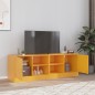 vidaXL TV-Schränke 2 Stk. Senfgelb 67x39x44 cm Stahl vidaXL TV-Schränke 2 Stk. Senfgelb 67x39x44 cm Stahl