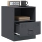 vidaXL Nachttische 2 Stk. Anthrazit 34,5x39x44 cm Stahl vidaXL Nachttische 2 Stk. Anthrazit 34,5x39x44 cm Stahl