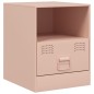 vidaXL Nachttische 2 Stk. Rosa 34,5x39x44 cm Stahl vidaXL Nachttische 2 Stk. Rosa 34,5x39x44 cm Stahl