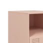 vidaXL Nachttische 2 Stk. Rosa 34,5x39x44 cm Stahl vidaXL Nachttische 2 Stk. Rosa 34,5x39x44 cm Stahl