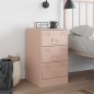 vidaXL Nachttisch Rosa 34,5x39x62 cm Stahl vidaXL Nachttisch Rosa 34,5x39x62 cm Stahl