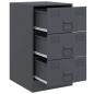 vidaXL Nachttische 2 Stk. Anthrazit 34,5x39x62 cm Stahl vidaXL Nachttische 2 Stk. Anthrazit 34,5x39x62 cm Stahl
