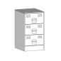 vidaXL Nachttische 2 Stk. Anthrazit 34,5x39x62 cm Stahl vidaXL Nachttische 2 Stk. Anthrazit 34,5x39x62 cm Stahl