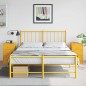 vidaXL Nachttische 2 Stk. Senfgelb 34,5x39x62 cm Stahl vidaXL Nachttische 2 Stk. Senfgelb 34,5x39x62 cm Stahl