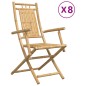 vidaXL Gartenstühle 8 Stk. Klappbar 53x66x99 cm Bambus vidaXL Gartenstühle 8 Stk. Klappbar 53x66x99 cm Bambus