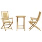 vidaXL 3-tlg. Bistro-Set Bambus vidaXL 3-tlg. Bistro-Set Bambus