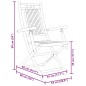 vidaXL 3-tlg. Bistro-Set Bambus vidaXL 3-tlg. Bistro-Set Bambus