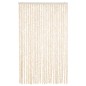 vidaXL Fliegenvorhang Beige und Weiß 118x220 cm Chenille vidaXL Fliegenvorhang Beige und Weiß 118x220 cm Chenille