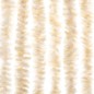 vidaXL Fliegenvorhang Beige und Weiß 118x220 cm Chenille vidaXL Fliegenvorhang Beige und Weiß 118x220 cm Chenille