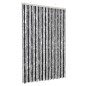 vidaXL Fliegenvorhang Grau und Schwarz 118x220 cm Chenille vidaXL Fliegenvorhang Grau und Schwarz 118x220 cm Chenille