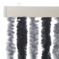 vidaXL Fliegenvorhang Grau und Schwarz 118x220 cm Chenille vidaXL Fliegenvorhang Grau und Schwarz 118x220 cm Chenille