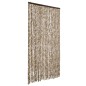 vidaXL Fliegenvorhang Beige und Braun 118x220 cm Chenille vidaXL Fliegenvorhang Beige und Braun 118x220 cm Chenille